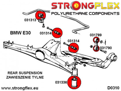 031789A: Tuleja łącznika stabilizatora tylnego na stabilizator SPORT