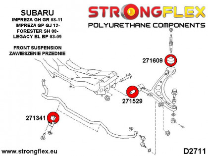 276164A: Zestaw zawieszenia przedniego SPORT