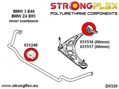 031248A: Tuleja stabilizatora przedniego SPORT