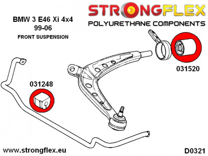 031248A: Tuleja stabilizatora przedniego SPORT