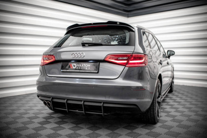 Prodloužení spoileru Audi A3 Sportback 8V carbon look