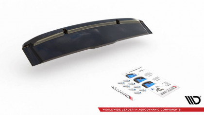 Spoiler zadního nárazníku Audi SQ8 Mk1 černý lesklý plast