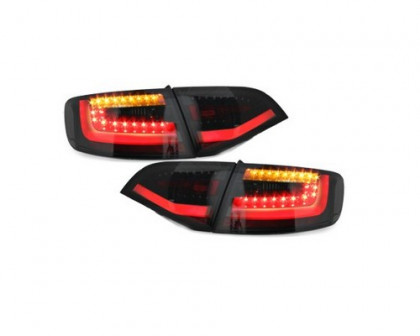 Zadní světla LED, s LED dynamickým blinkrem pro AUDI A4 B8 8K 09-13 avant černá kouřová
