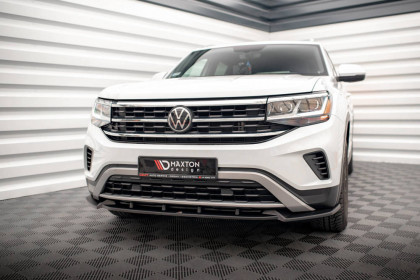 Spojler pod nárazník lipa V.1 Volkswagen Atlas Cross Sport černý lesklý plast