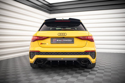 Difuzor zadního nárazníku Audi RS3 8Y černý lesk