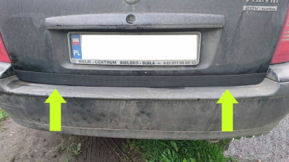 Plastová lišta hrany víka kufru Škoda Octavia I 1994-2001 kombi