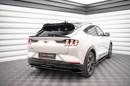 Prodloužení střešního spoileru Ford Mustang Mach-E Mk1 černý lesklý plast