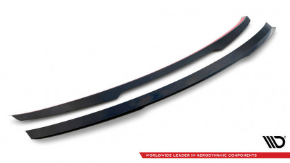 Prodloužení spoileru Audi RSQ8 Mk1 černý lesklý plast