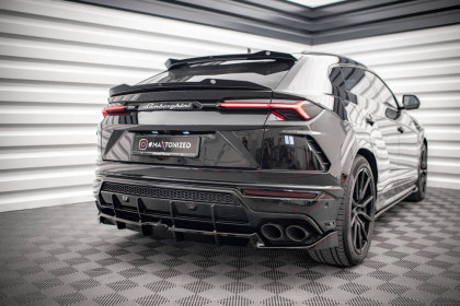 Prodloužení střešního spoileru Lamborghini Urus Mk1 černý lesklý plast