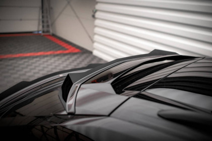 Prodloužení střešního spoileru Lamborghini Urus Mk1 černý lesklý plast