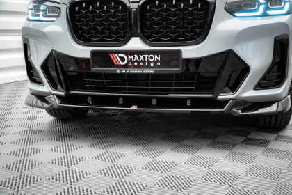 Spojler pod nárazník lipa V.2 BMW X4 M-Pack G02 Facelift carbon look