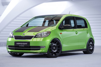 Spoiler pod přední nárazník CSR CUP - Škoda Citigo 2017- carbon look matný