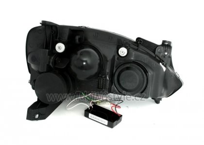 Přední světla Angel Eyes 1x CCFL Opel Corsa C 00-06 chrom