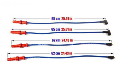 Przewody zapłonowe PowerTEC SUBARU FORESTER LEGACY IMPREZA EJ16-EJ22 92-02 Niebieskie