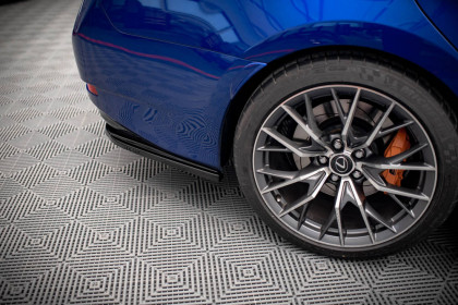 Splittery zadní boční Lexus GS F Mk4 Facelift černý lesklý plast