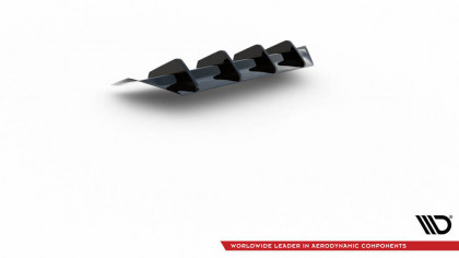 Spoiler zadního nárazníku Audi A4 B9 Facelift carbon look