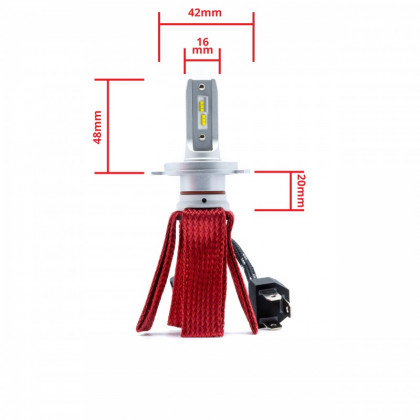 LED žárovky PREMIUM OCTOPUS H4 CANBUS (2ks)