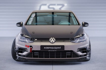 Spoiler pod přední nárazník CSR CUP pro VW Golf 7 17-21 carbon look lesklý