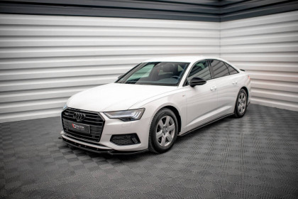 Prahové lišty Audi A6 C8 carbon look