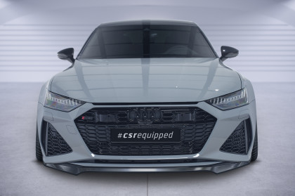 Spoiler pod přední nárazník CSR CUP pro Audi RS6 C8 / RS7 C8 (4K) - černý matný