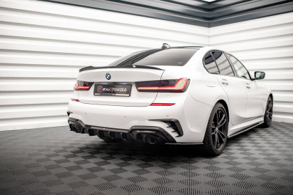 Difuzor zadního nárazníku BMW 3 M-Pack G20 / G21 černý lesklý plast