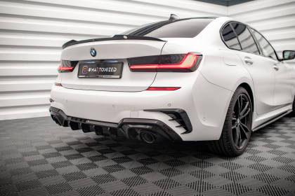 Difuzor zadního nárazníku BMW 3 M-Pack G20 / G21 černý lesklý plast