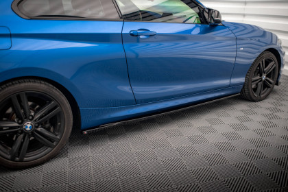 Prahové lišty BMW 2 M-Pack F22 černý lesklý plast