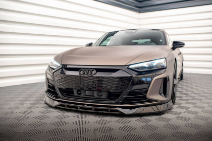 Spojler pod nárazník lipa V.3 Audi e-Tron GT / RS GT Mk1 carbon look
