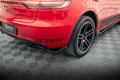 Splittery zadní boční Porsche Macan Mk1 Facelift carbon look