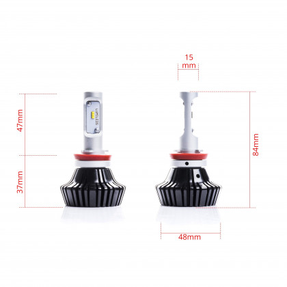 EPLH22C H11 LED žárovky 30W (6 x LUMILED) 6000K CANBUS
