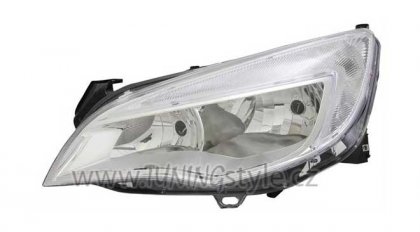 Přední světla čirá Opel Astra J 09- chromová