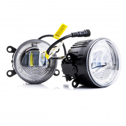 DUOLIGHT DL37 LED Světla Pro Denní Svícení s Mlhovkami