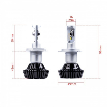 EPLHM20C CANBUS LED H4 PHILIPS Luxeon ZES FOR MOTO