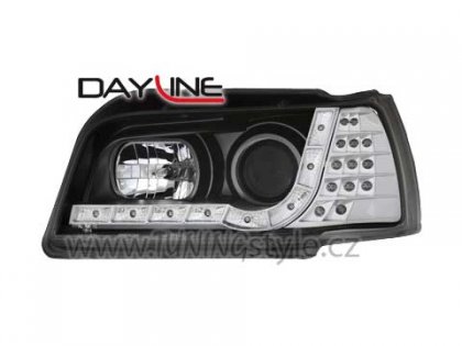 Přední světla Devil Eyes Renault Clio I 90-96 černá