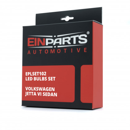 EPLSET102  ZESTAW ŻARÓWEK LED DO VOLKSWAGEN JETTA VI SEDAN