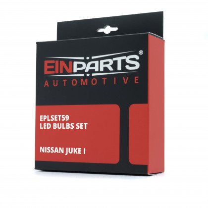 EPLSET59  ZESTAW ŻARÓWEK LED DO NISSAN JUKE I