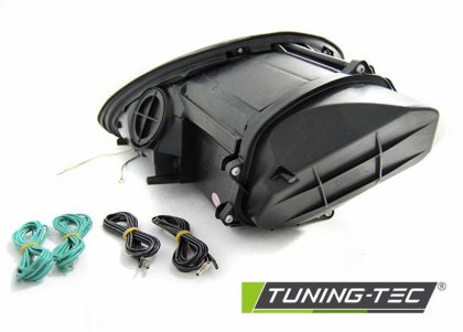 Přední světla LED TubeLights D2S xenon Porsche Boxter (987) 05-08 černá