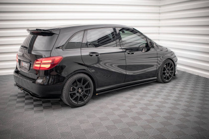 Prahové lišty Mercedes-Benz B W246 Facelift carbon look