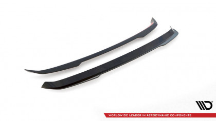 Prodloužení spoileru V.2 Peugeot 208 Mk2 černý lesklý plast