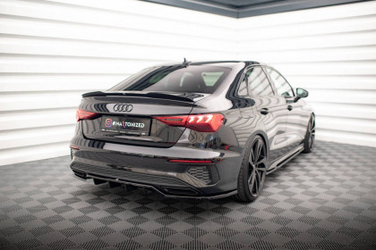 Prodloužení spoileru Audi A3 / A3 S-Line Sedan 8Y carbon look