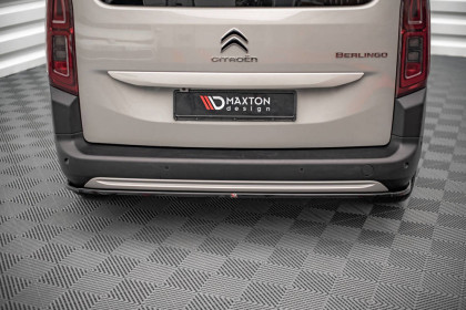 Spoiler zadního nárazníku Citroen Berlingo Mk3 černý lesklý plast