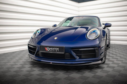 Spojler pod nárazník lipa V.2 Porsche 911 Carrera Aero 992 černý lesklý plast