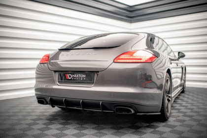 Prodloužení spoileru Porsche Panamera / Panamera Diesel 970 černý lesklý plast
