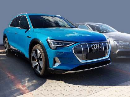 Nerezová ochranná lišta zadního nárazníku Audi E-Tron 2019- stříbrná