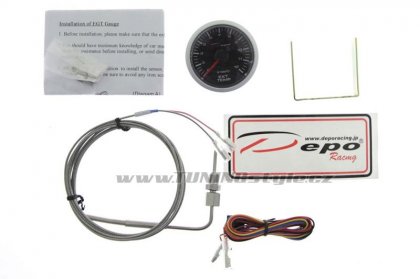 Přídavný budík DEPO CSM 52mm - teplota spalin