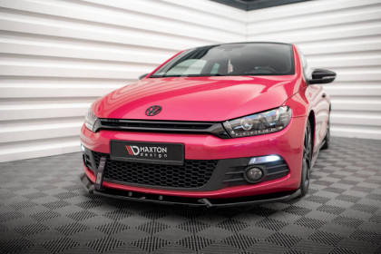 Spojler pod nárazník lipa V.3 Volkswagen Scirocco Mk3 černý lesklý plast