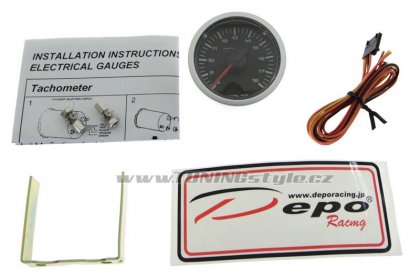 Přídavný budík DEPO CSM 52mm - voltmetr