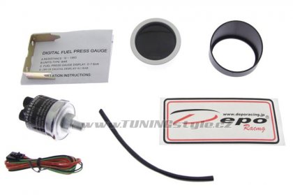 Přídavný budík DEPO DBL 52mm - tlak paliva