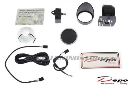Přídavný budík DEPO SKPK 60mm - Turbo -1/2