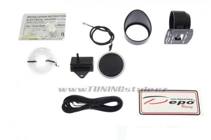 Přídavný budík DEPO WA 60mm - Vacuum (podtlak)